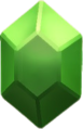A Green Rupee from Skyward Sword HD