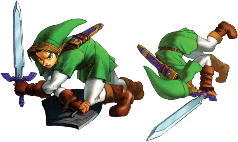 File:Link Roll OoT.png