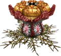 The model of a Deku Like while it is eating something