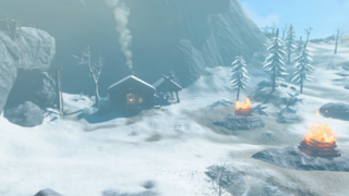 Hebra Trailhead Lodge screenshot from Tears of the Kingdom