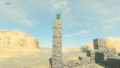 The Korok found on East Gerudo Mesa from Breath of the Wild