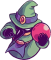 Artwork of a Wizzrobe from Cadence of Hyrule