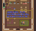 The Man in Tavern telling Link about his son, as seen in A Link to the Past