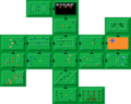 The First Quest Map of Level 3 from The Legend of Zelda