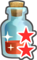 The icon for Heart Potions++ when half-full from Skyward Sword HD
