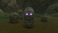 The cursed Stone Statue near Fort Hateno from Breath of the Wild