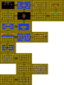 The First Quest Map from The Legend of Zelda