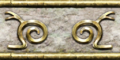 A wall design seen in the City in the Sky from Twilight Princess HD