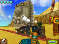 Giant Tribal Head Statue in the Sand Realm in Spirit Tracks