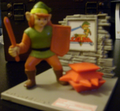 Figure of Link and a Trap from The Legend of Zelda