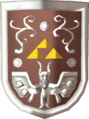 Model of the decorative Hero's Shield from The Wind Waker