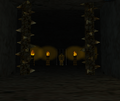 A hallway with Rolling Spike Traps