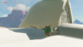 One of the Koroks on Mount Hylia from Breath of the Wild