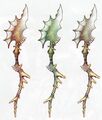 Zora weapon concept art from Twilight Princess