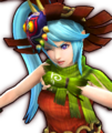 Upset Portrait of Lana wearing the Skull Kid's Clothes from Hyrule Warriors