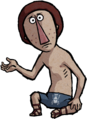 Artwork of Beedle from The Wind Waker