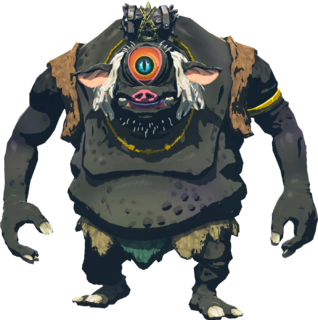 Black Hinox model from Tears of the Kingdom