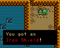 Link obtaining the Iron Shield in Oracle of Ages