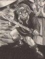Link as he appears in the Oath of Riruto manga