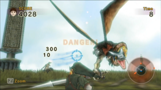 City in the Sky: Defender screenshot from Link's Crossbow Training