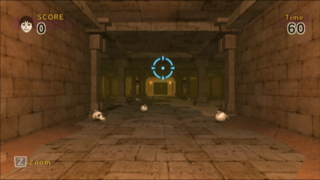 Underground Target Practice screenshot from Link's Crossbow Training