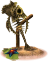 The Zora Guitar on Mikau's grave from Majora's Mask 3D