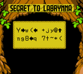 The Secret to Labrynna that starts a Linked Game in Oracle of Ages
