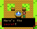 Link about to receive the Fairy Secret