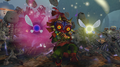 Skull Kid wielding the Crackling Ocarina from Hyrule Warriors: Definitive Edition