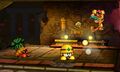 Samus fighting an Octorok in Super Smash Bros. for Nintendo 3DS
