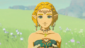 Zelda smiling