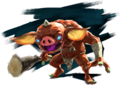 Artwork of a Bokoblin holding a Boko Club for Breath of the Wild