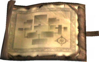 Dungeon Map model from Twilight Princess