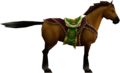 The Horse ridden by Ingo in Ocarina of Time 3D