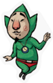 Tingle's Sticker based on his The Wind Waker iteration