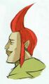 Concept art of Groose from Hyrule Historia