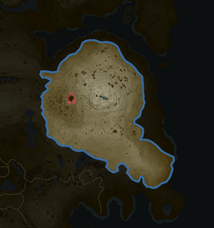 Mount Lanayru map from Tears of the Kingdom