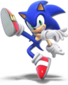 Sonic render from Super Smash Bros. Ultimate