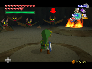 Savage Labyrinth screenshot from The Wind Waker