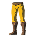 Hylian Trousers with Yellow Dye from Breath of the Wild