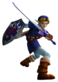Link wearing the Blue Tunic in SoulCalibur II