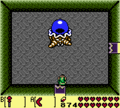 Link fighting the Evil Orb from Link's Awakening DX