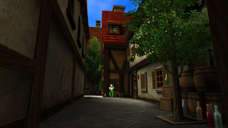 Back Alley screenshot from Ocarina of Time 3D