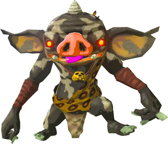 File:BotW Black Bokoblin Model.png - Zelda Wiki