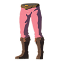 Hylian Trousers with Peach Dye from Breath of the Wild