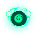 A Treasure Sphere in its green state from The Wind Waker