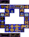 Map of the Bottle Grotto from Link's Awakening DX