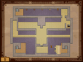 The map of the fifth floor of the Ocean Temple