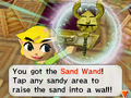 Link obtaining the Sand Wand from Spirit Tracks