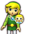 Toon Link and Aryll portrait from Hyrule Warriors: Definitive Edition